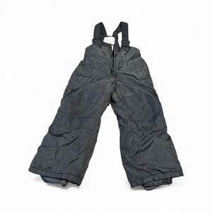 Hot Paws Black Snow Pants Kids Size 4 Adjustable Bib Pre-Owned